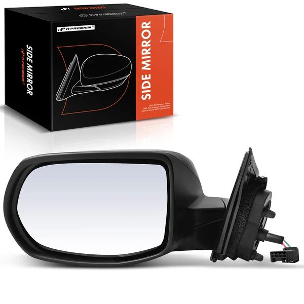 2016-2022 Honda HR-V Left Driver Side Mirror, Powered, Smooth Black A-Premium APMI1079TW