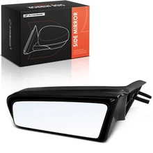 1982-1995 Buick Century Driver Side Mirror Assembly, Manual Adjustment, Non-Folding, Smooth Black A-Premium APMI3079TW