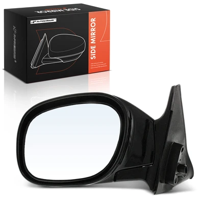 Driver Smooth Black Mirror with Manual Adjustment