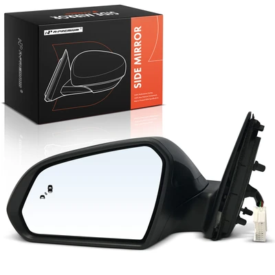 Driver Black Mirror with Power Glass Adjust