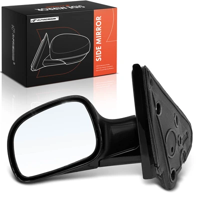 Driver Black Mirror with Manual Glass Adjust