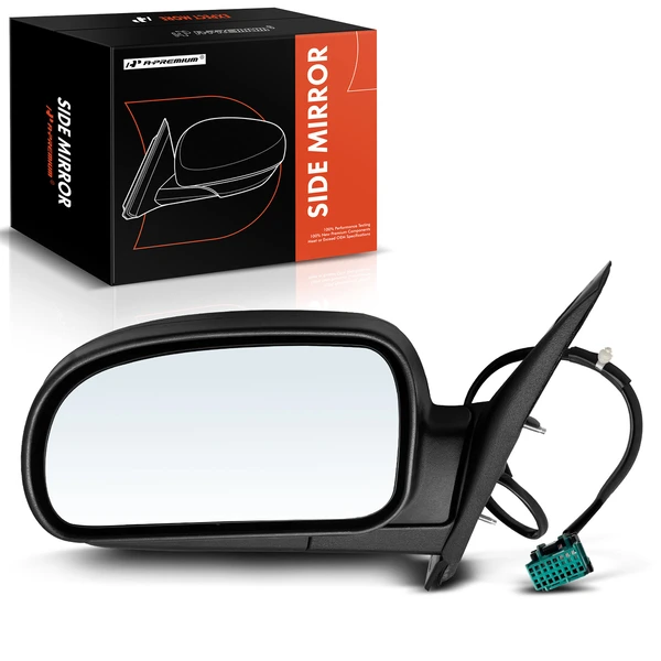 2004-2005 GMC Envoy XUV Left Driver Side Mirror, Powered, with Heated, Textured Black A-Premium APMI1110TW