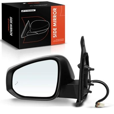 Driver Chrome Mirror with Power Glass Adjust