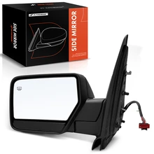 2007-2010 Ford Expedition Left Driver Side Mirror, Powered, with Heated, Textured Black A-Premium APMI1116TW