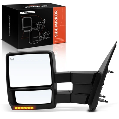Driver Textured Black Mirror with Power Glass Adjust