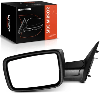 Driver Black Mirror with Manual Glass Adjust