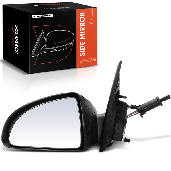 2007-2010 Pontiac G5 Left Driver Side Mirror, Manual, Textured Black A-Premium APMI1087TW