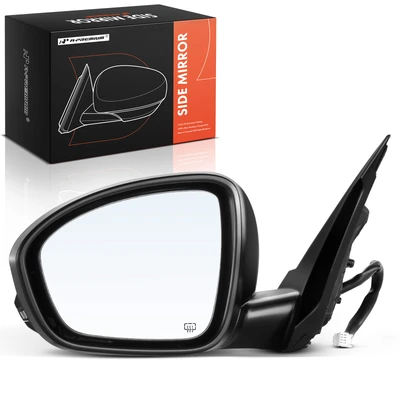 Front Driver Black Power Heated Mirror with TurnSignal