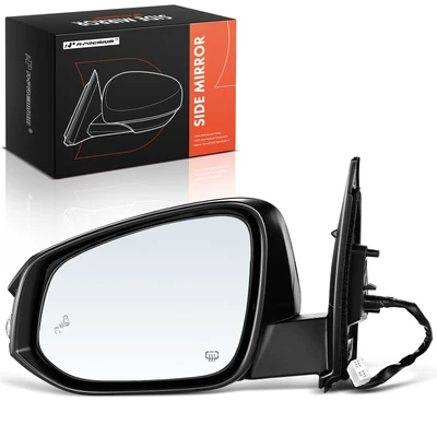 Front Driver Black Power Heated Mirror with TurnSignal