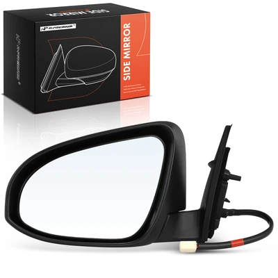 Driver Black Power Heated Mirror