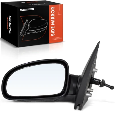 Driver Black Mirror with Manual Glass Adjust