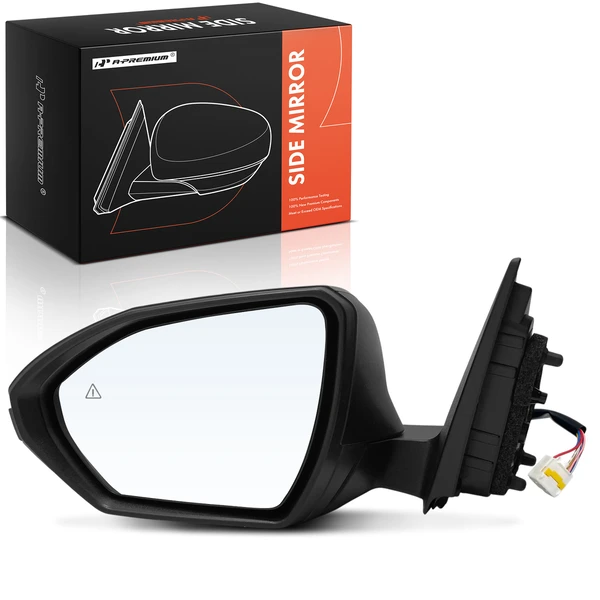 2022-2024 Hyundai Tucson Left Driver Side Mirror, Power Adjustment, Manual Folding, Black A-Premium APMI3122TW