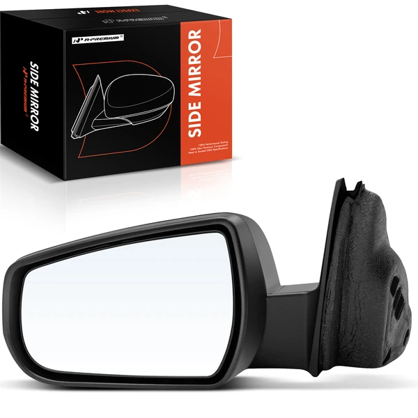 2016 Chevrolet Malibu Limited Left Driver Side Mirror, with Heating, Power Adjustment, Non-Folding, Smooth Black A-Premium APMI812