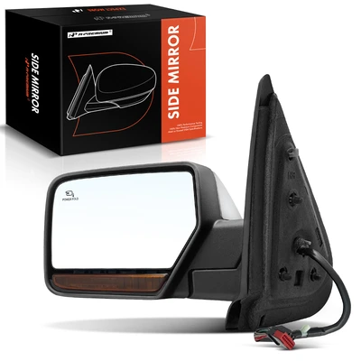Driver Chrome Mirror with Power Glass Adjust