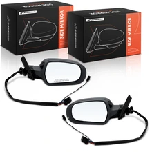 Left & Right Mirror, with Heating, Power Adjustment, Power Folding, Black A-Premium APMI3397TW
