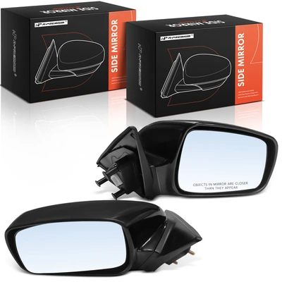 2 Pcs Black Power Mirror