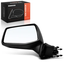 2019-2025 Chevrolet Silverado 1500 Left Mirror, with Heating, Power Adjustment, Manual Folding, Chrome A-Premium APMI3413TW