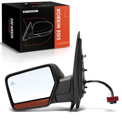 Driver Smooth Black Mirror with Power Glass Adjust