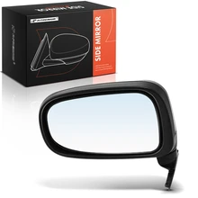 1991-1997 Toyota Previa Left Driver Side Mirror, Manual 1991-1997 Toyota Previa, Black A-Premium APMI2973TW