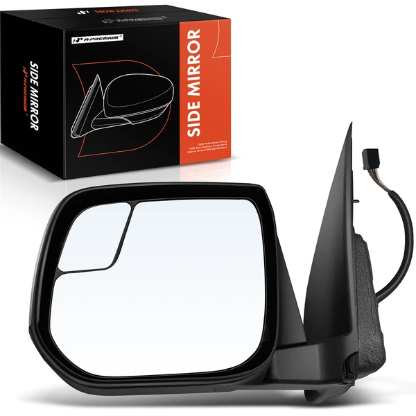 2015-2017 Chevrolet Colorado Left Driver Side Mirror, Powered, with Heated, Chrome A-Premium APMI814