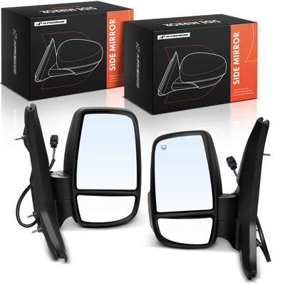 Left & Right Mirror, with Heating, Power Adjustment, Power Folding, Textured Black A-Premium APMI3419TW
