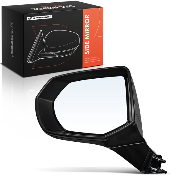 2021-2024 GMC Yukon Left Driver Side Mirror, Powered, with Heated, Smooth Black A-Premium APMI3138TW
