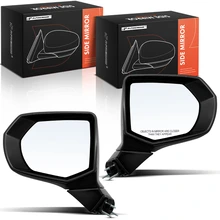 2021-2024 GMC Yukon XL Left & Right Mirror, with Heating, Power Adjustment, Manual Folding, Smooth Black A-Premium APMI3139TW