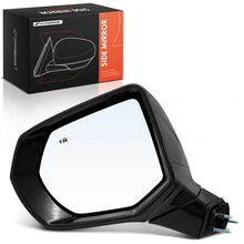 2021-2024 GMC Yukon XL Left Mirror, with Heating, Power Adjustment, Manual Folding, Smooth Black A-Premium APMI3140TW