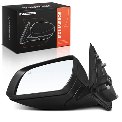 Driver Black & Chrome Mirror with Power Glass Adjust