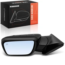 Left Mirror, with Heating, Power Adjustment, Manual Folding, Smooth Black A-Premium APMI3416TW