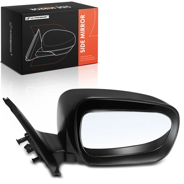 Right Passenger Side Mirror, Manual, Textured Black A-Premium APMI3014TW