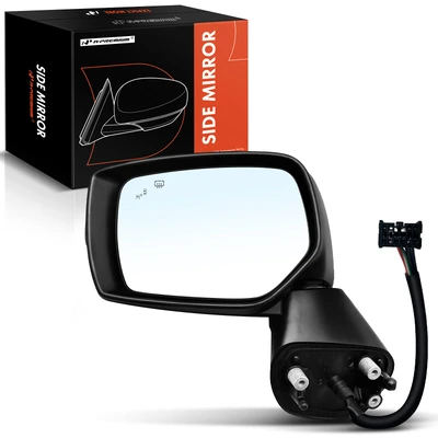 Driver Black Mirror with Turn Signal Indicator