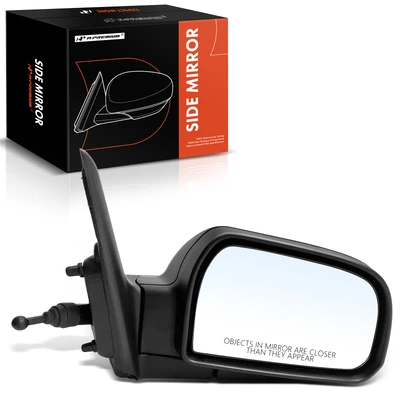 Passenger Black Mirror with Manual Glass Adjust