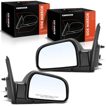 2005-2009 Hyundai Tucson Driver & Passenger Mirror, Powered, with Heated, Textured Black A-Premium APMI1254TW
