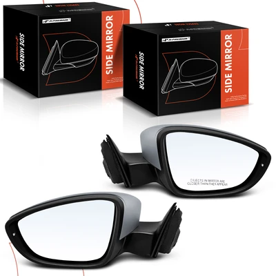 2 Pcs Driver & Passenger Mirror with Heated