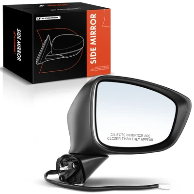 2013-2015 Mazda CX-5 Right Passenger Side Mirror, Powered, with Heated, White + Black A-Premium APMI048