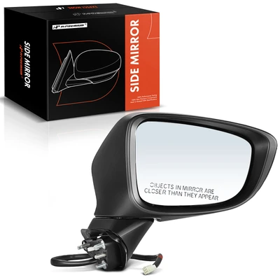 2014-2017 Mazda 6 Right Passenger Side Mirror, Powered, with Heated, White + Black A-Premium APMI153