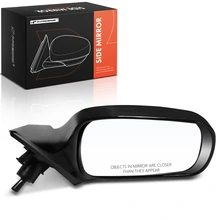 Right Mirror, Manual Adjustment, Non-Folding, Black A-Premium APMI3020TW