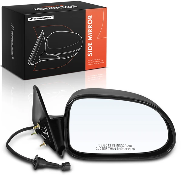 Right Passenger Side Mirror, Powered, Black A-Premium APMI2726TW