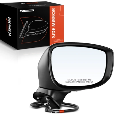 2017-2018 Mazda CX-5 Right Passenger Side Mirror, Powered, with Heated, Black A-Premium APMI198