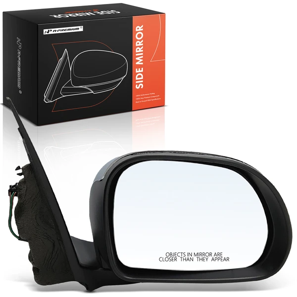 Right Passenger Side Mirror, Powered, with Heated, Chrome A-Premium APMI2335TW