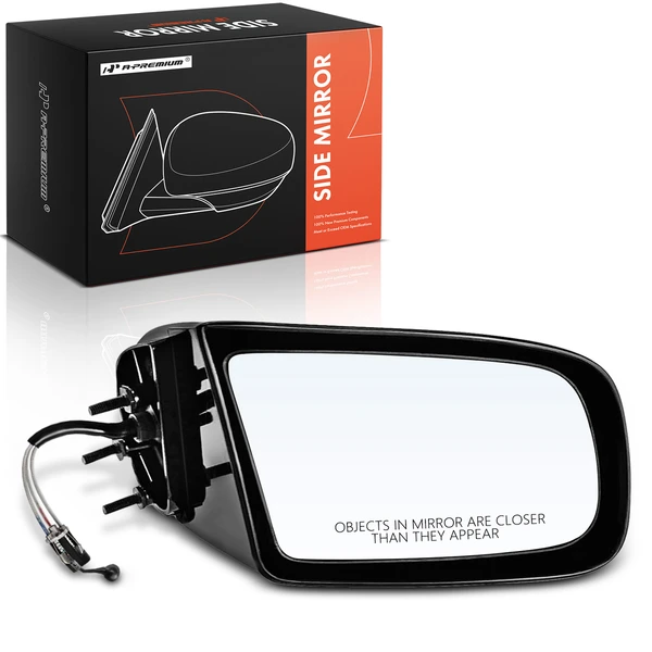 1990-1994 Chevrolet Lumina Right Passenger Side Mirror, Manual 1990-1994 Chevrolet Lumina, Smooth Black A-Premium APMI2717TW