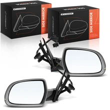 2010-2011 Audi A4 Driver & Passenger Mirror, Powered, with Heated, Primed Gray A-Premium APMI1211TW