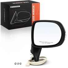 Passenger Black Power Heated Mirror