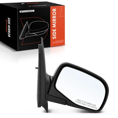 Passenger Black Mirror with Manual Glass Adjust