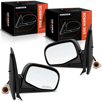 2 Pcs Driver & Passenger Black Mirror