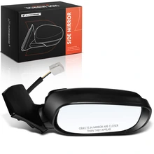 Passenger Power Mirror with Manual Folding Textured Black 3 Pins