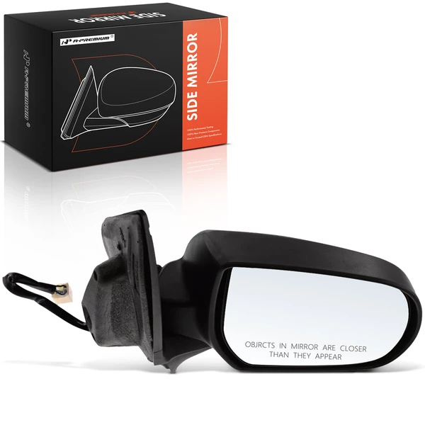 2005-2007 Mercury Mariner Right Passenger Side Mirror, Powered, with Heated, Textured Black A-Premium APMI2739TW