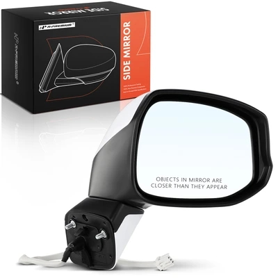 Front Passenger White Power Mirror