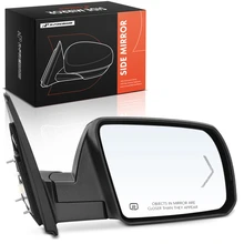 2008-2013 Toyota Sequoia Passenger Side Mirror Assembly, with Heating, Power Adjustment, Power Folding, Chrome A-Premium APMI3523